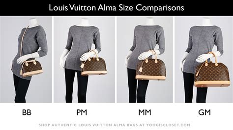 louis vuitton alma size guide